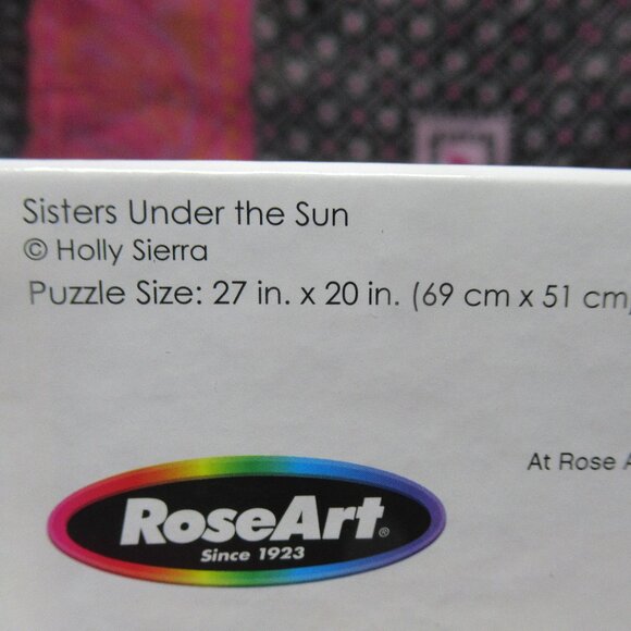 750pc Puzzle "Sisters Under the Sun" by Holly Sierra (w/ free poster) - Picture 5 of 5